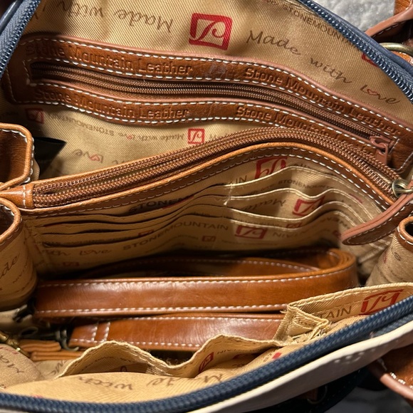 Vintage Stone mountain shoulder bag. - Picture 5 of 6